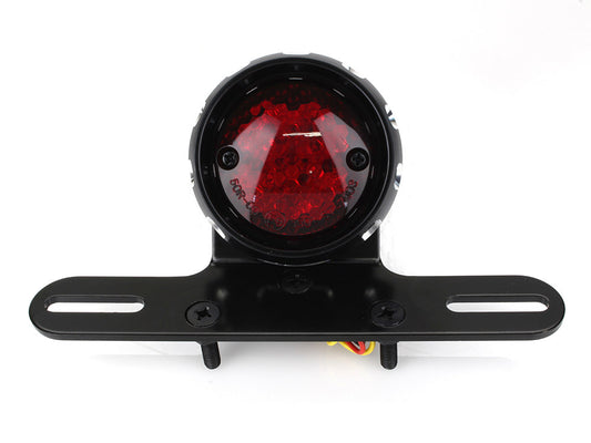 Retro Bobber LED Taillight - Black. - Rollies Speed Shop