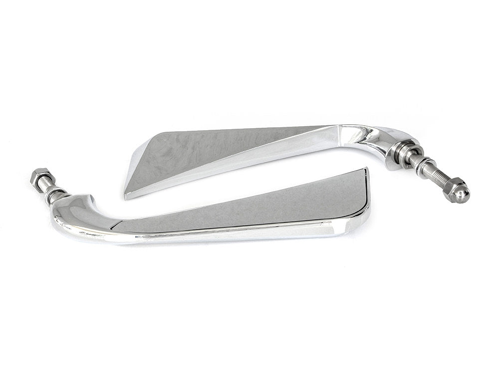 Slim Sickle / Avenger Mirrors - Chrome. - Rollies Speed Shop