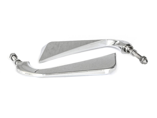 Slim Sickle / Avenger Mirrors - Chrome. - Rollies Speed Shop