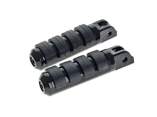 Comfort Iso Style Large Footpegs - Black. Fits Softail 2018up Front Rider - Rollies Speed Shop