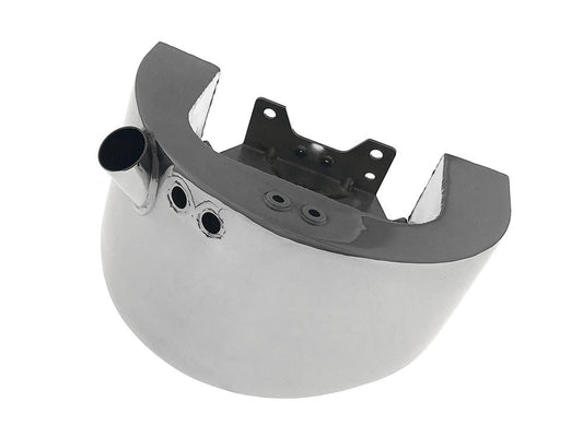 Side Fill Oil Tank - Chrome. Fits Softail 2000-2017. - Rollies Speed Shop