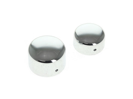 Rear Axle Covers - Chrome. Fits Softail & Dyna 2008-2017 - Rollies Speed Shop