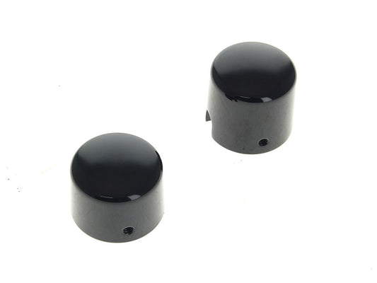 Rear Axle Covers - Gloss Black. Fits Softail 2000-2007 - Rollies Speed Shop
