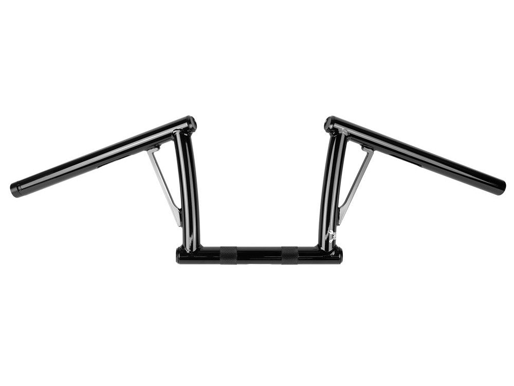 8in. x 1in. Vejocito Handlebar - Gloss Black. - Burly Brand