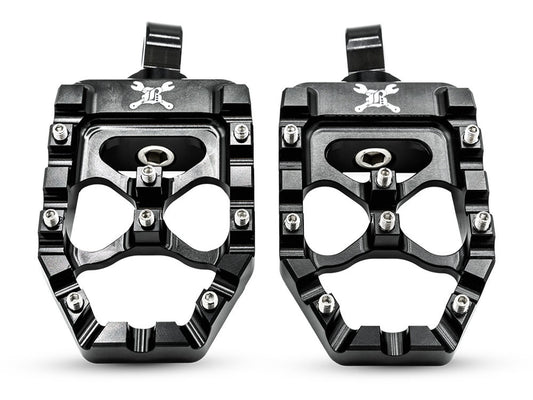 MX Evolution Footpegs - Black - Burly Brand