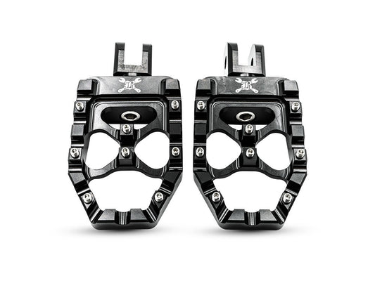MX Evolution Footpegs - Black. Fits Softail 2018up Front Rider - Burly Brand