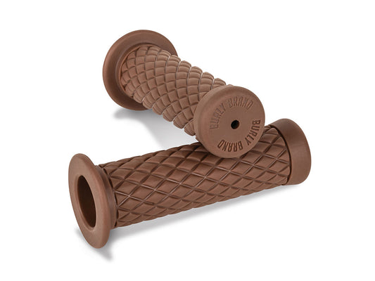 Diamondback Grips - Brown. - Burly Brand