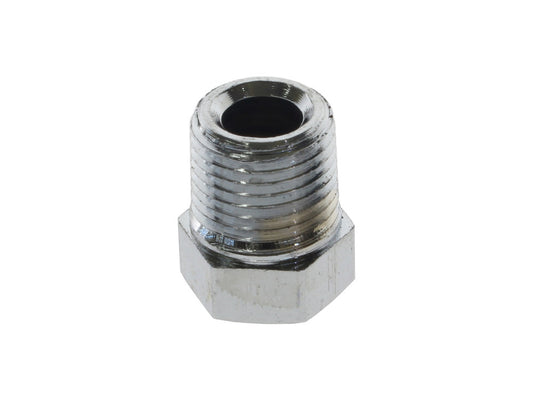 Pipe Plug - Chrome. Fits Oil Line with 1/8in. NPT Female Thread. - Bender Cycle