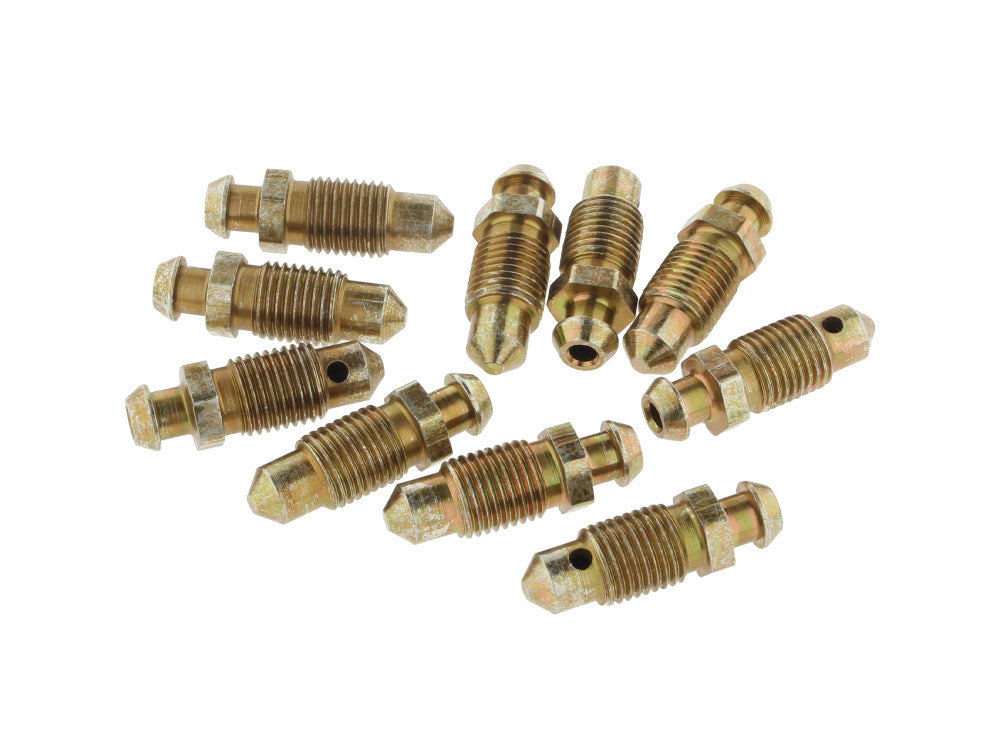 3/8in. unf Caliper Bleed Screw - Pack of 10. - Bender Cycle