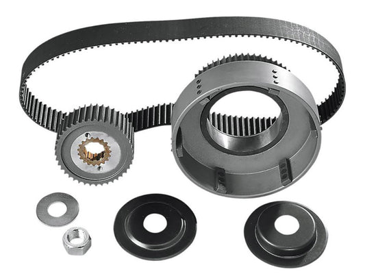 Closed Belt Drive Kit. Fits Big Twin 1965-1978. - Belt Drives Ltd