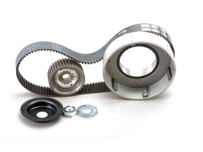 Closed Belt Drive Kit. Fits Big Twin 1936-1954 with Tapered Engine Shaft. - Belt Drives Ltd