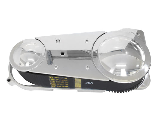 3in. Open Primary Belt Drive Kit. Fits Big Twin 1970-1978 with Ratchet Lid Transmission. - Belt Drives Ltd