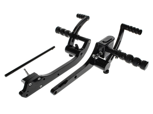 GMA Forward Controls by BDL. Black Finish. Fits Street 500 2016-2020. - Belt Drives Ltd