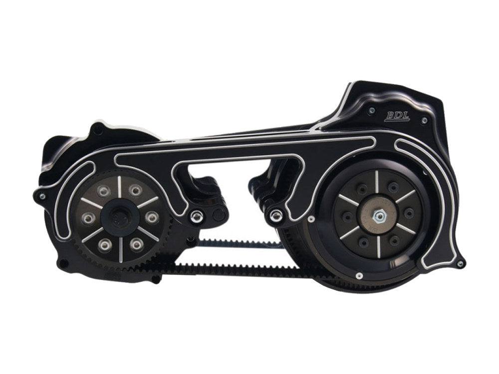 2in. Open Primary Belt Drive Kit - Black. Fits Fat Boy & Breakout 2018up. - Belt Drives Ltd