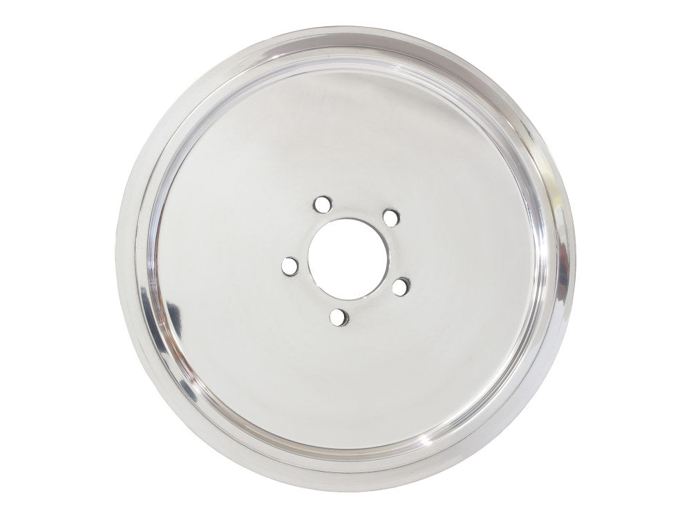 70 Tooth x 1.5in. Solid Rear Pulley - Polished. Fits Big Twin 1980-1999 with 1-1/2in. Wide Belt. - Belt Drives Ltd