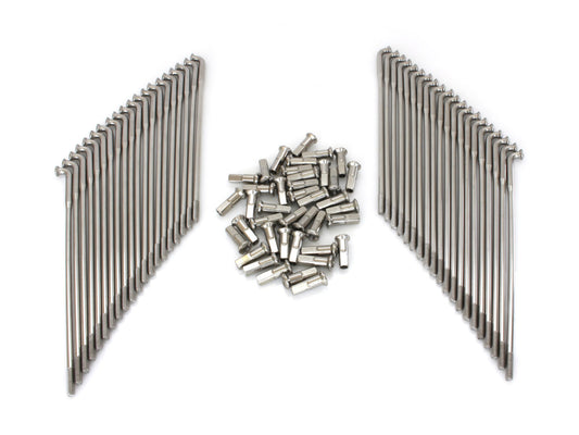 16in. Spokes - Stainless Steel. Fits Original Style H-D Deep Drop Center Rim when used in conjunction with 1997up H-D style Rear Hub or H-D Style Wide Glide Front Hub. - Buchanans Spoke Rim