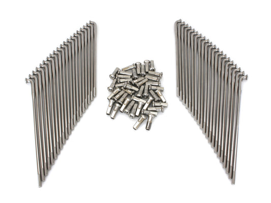 17in. Heavy Duty Spokes - Stainless Steel. Fits the Genuine H-D Smooth Profile Rim when used in conjunction with 1997up H-D style Rear Hub or H-D Style Wide Glide Front Hub. - Buchanans Spoke Rim