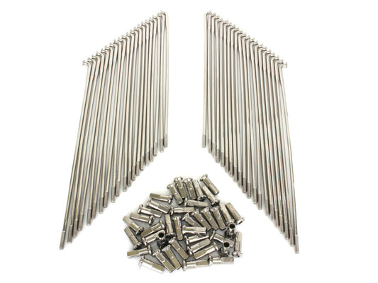 21in. Spokes - Polished Stainless Steel. Fits Original Style H-D Drop Center Rims & Genuine H-D Smooth Profile Rims when used in conjunction with 1997up H-D style Wide Glide Front Hub. - Buchanans Spoke Rim