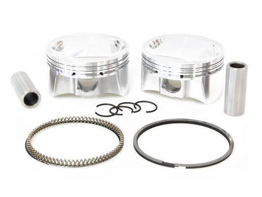 Std Pistons with 9.75:1 Compression Ratio. Fits Big Twin 1999-2006 with 88ci to 95ci Big Bore Twin Cam Engine. - CP Carrillo Pistons