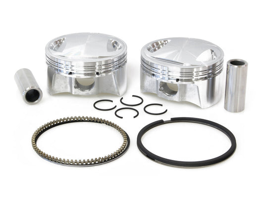 Std Pistons with 10.25:1 Compression Ratio. Fits Big Twin 1999-2006 with 88ci to 95ci Big Bore Twin Cam Engine. - CP Carrillo Pistons
