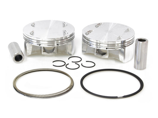 Std Pistons with 11.0:1 Compression Ratio. Fits Milwaukee-Eight 2017up with Big Bore 107ci to 120ci Engine. - CP Carrillo Pistons