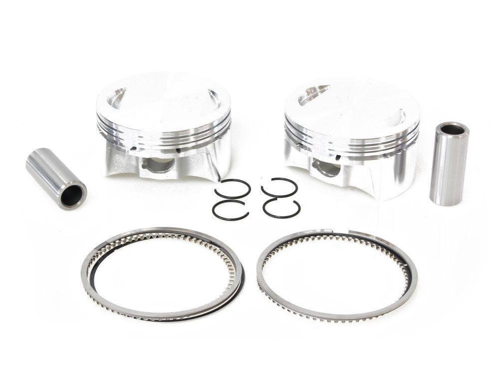 Std Pistons with 9.5:1 Compression Ratio. Fits Big Twin 1999-2006 with 88ci to 98ci Big Bore Twin Cam Engine. - CP Carrillo Pistons