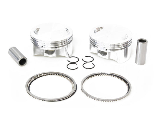 Std Pistons with 9.5:1 Compression Ratio. Fits Big Twin 1999-2006 with 88ci to 98ci Big Bore Twin Cam Engine. - CP Carrillo Pistons