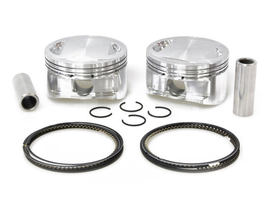 +.010in. Pistons with 9.75:1 Compression Ratio. Fits Big Twin 1999-2006 with 88ci to 95ci Big Bore Twin Cam Engine. - CP Carrillo Pistons