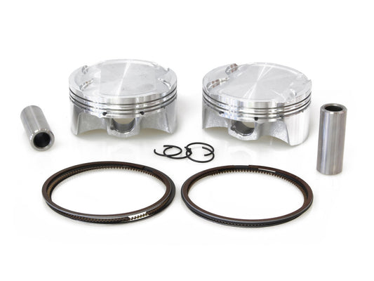 Std Pistons with 12.0:1 Compression Ratio. Fits V-Rod 2002-2007 Stock Bore/Stock Stroke. - CP Carrillo Pistons