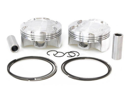 Std Pistons with 14.0:1 Compression Ratio. Fits V-Rod 2002-2007 Stock Bore/Stock Stroke. - CP Carrillo Pistons