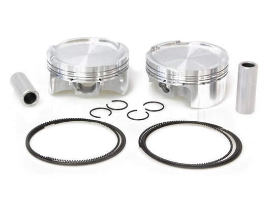 Std Pistons with 9.5:1 Compression Ratio. Fits V-Rod 2002-2007 Stock Bore/Stock Stroke. - CP Carrillo Pistons