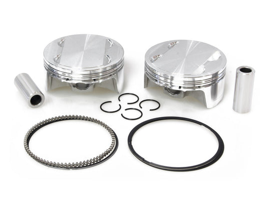 Std Pistons with 11.5:1 Compression Ratio. Fits Milwaukee-Eight 2017up with Big Bore 107ci to 124ci Engine. - CP Carrillo Pistons