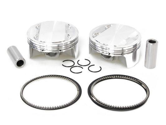 Std Pistons with 12.0:1 Compression Ratio. Fits Milwaukee-Eight 2017up with Big Bore 107ci to 124ci Engine. - CP Carrillo Pistons