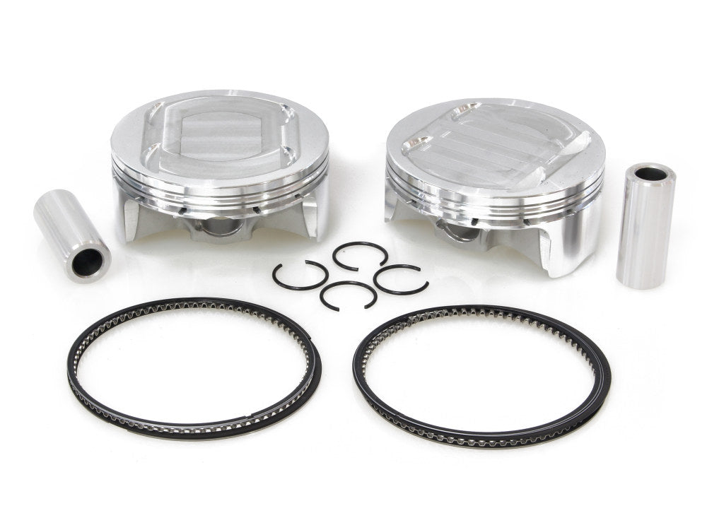 Std Pistons with 11.5:1 Compression Ratio. Fits Milwaukee-Eight 2017up with Big Bore 114ci to 128ci Engine. - CP Carrillo Pistons