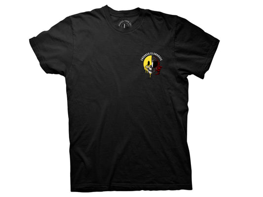 Crooked Clubhouse Black Have A Nice Ride 2 Short Sleeve Tee. Large. - Crooked Clubhouse