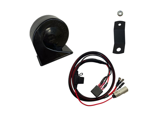 109db Electromagnetic Horn Kit - Black. Fits Softail 2025up - Custom Dynamics