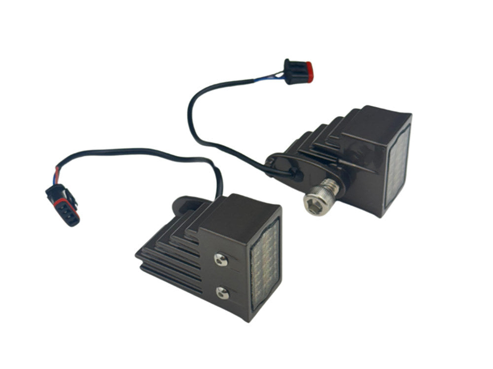 High Performance Turn Signals - Black. Fits Low Rider ST 2022up - Custom Dynamics