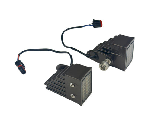 High Performance Turn Signals - Black. Fits Low Rider ST 2022up - Custom Dynamics
