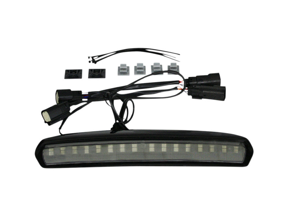 LED High Mount Tour Pak Light - Black Housing, Smoke Lens. Fits Touring 2014up. - Custom Dynamics