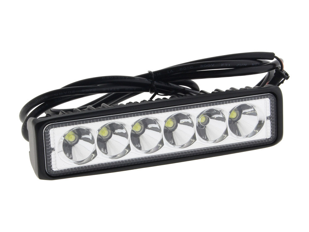 LED Driving Light Bar with White LED's - Black Housing. - Custom Dynamics