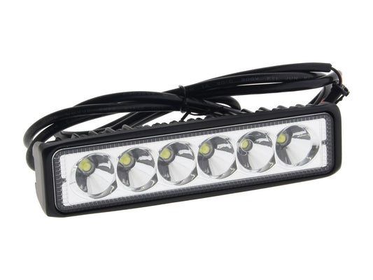 LED Driving Light Bar with White LED's - Black Housing. - Custom Dynamics