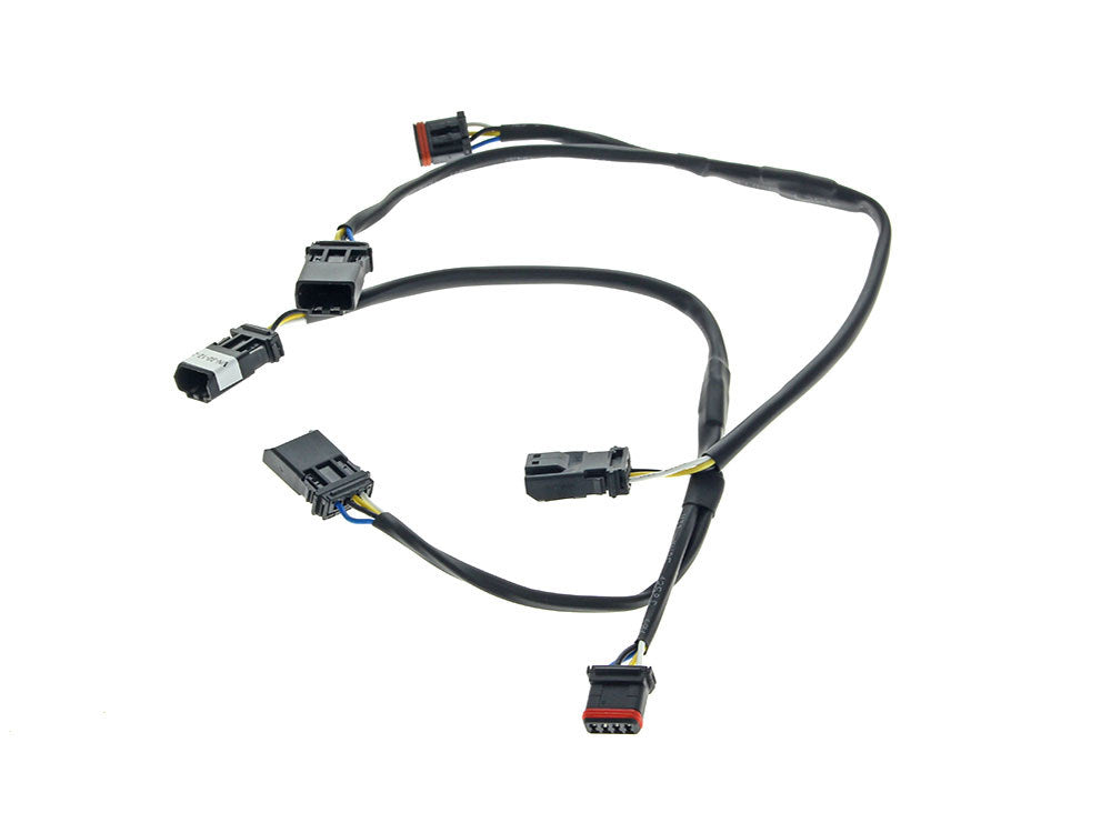 Wiring Adapter - Run/Turn Signal Mirrors. Fits Softail 2018up, Road King 2014up & Road Glide 2014-2023 - Custom Dynamics