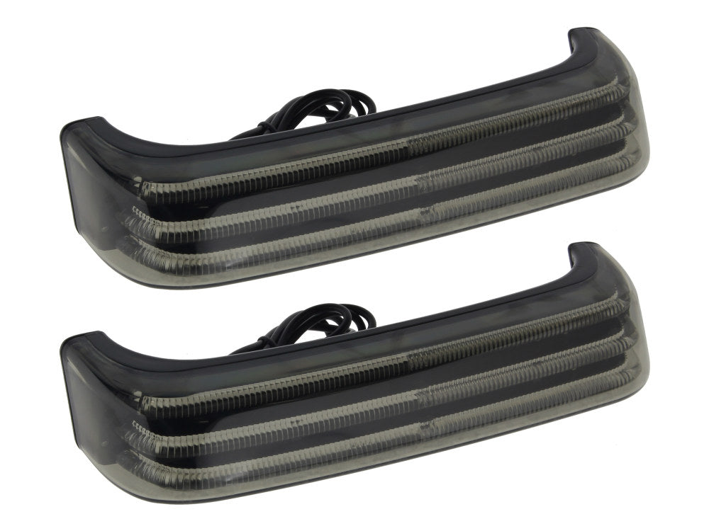 ProBeam Bagz Saddlebag Lights. Red Run/Turn/Brake with Smoke Lens & Black Trim. Fits Touring 2014up. - Custom Dynamics