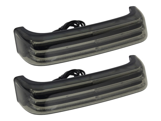 ProBeam Bagz Saddlebag Lights. Red Run/Turn/Brake with Smoke Lens & Black Trim. Fits Touring 2014up. - Custom Dynamics