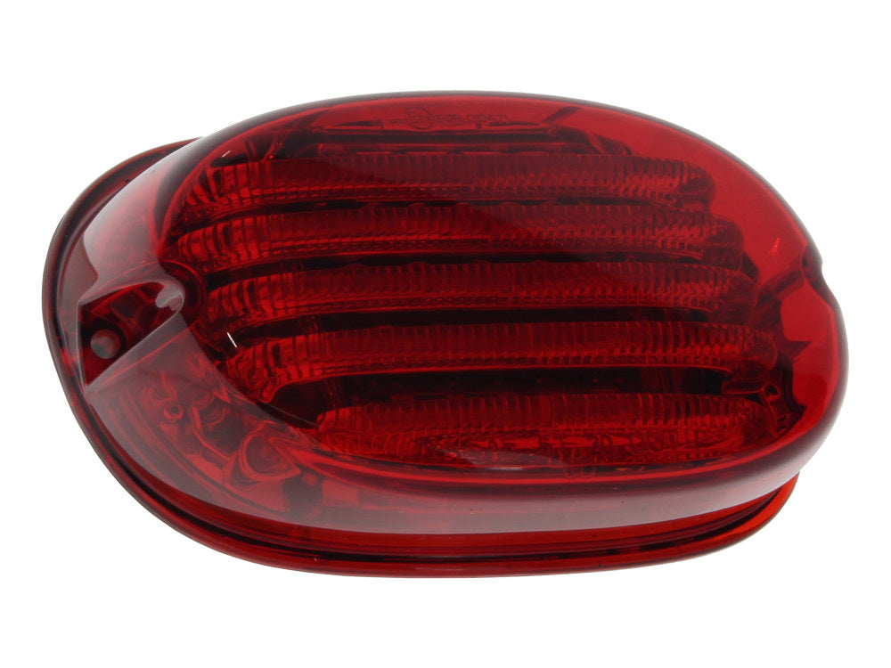 ProBEAM Low Profile LED Tailight. Red Lens & without Number Plate Window. Fits Most 1999up Models - Custom Dynamics