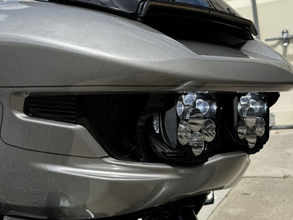 Shark Demon® 2 LED White/White Lighting Kit. Fits CVO Road Glide 2023up, Road Glide 2024up & CVO Road Glide ST 2024up - Custom Dynamics