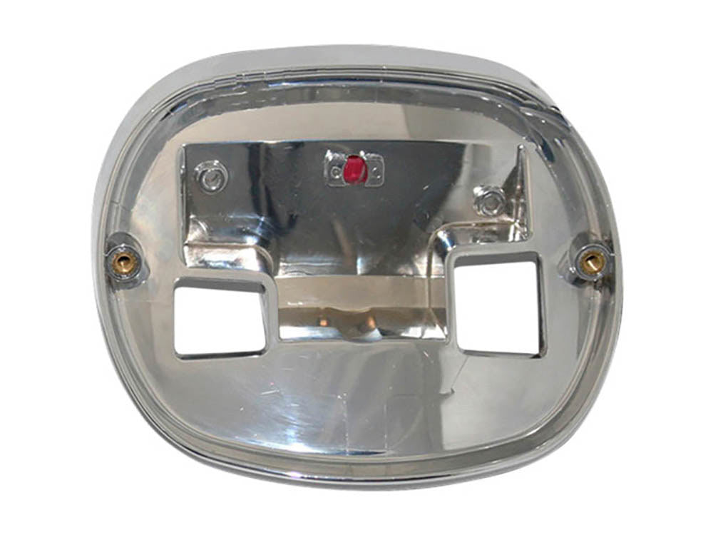 Taillight Base Plate for HD Taillight - Chrome. Fits Twin Cam 1999-2017 OEM Fenders - Custom Dynamics
