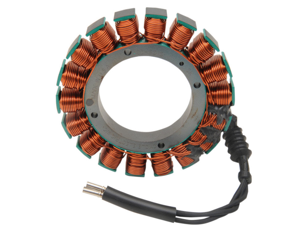 Stator. Fits Softail 2001-2006, Dyna 2004-2005 & Dyna 2006 running the original OEM Rotor. - Cycle Electric Inc