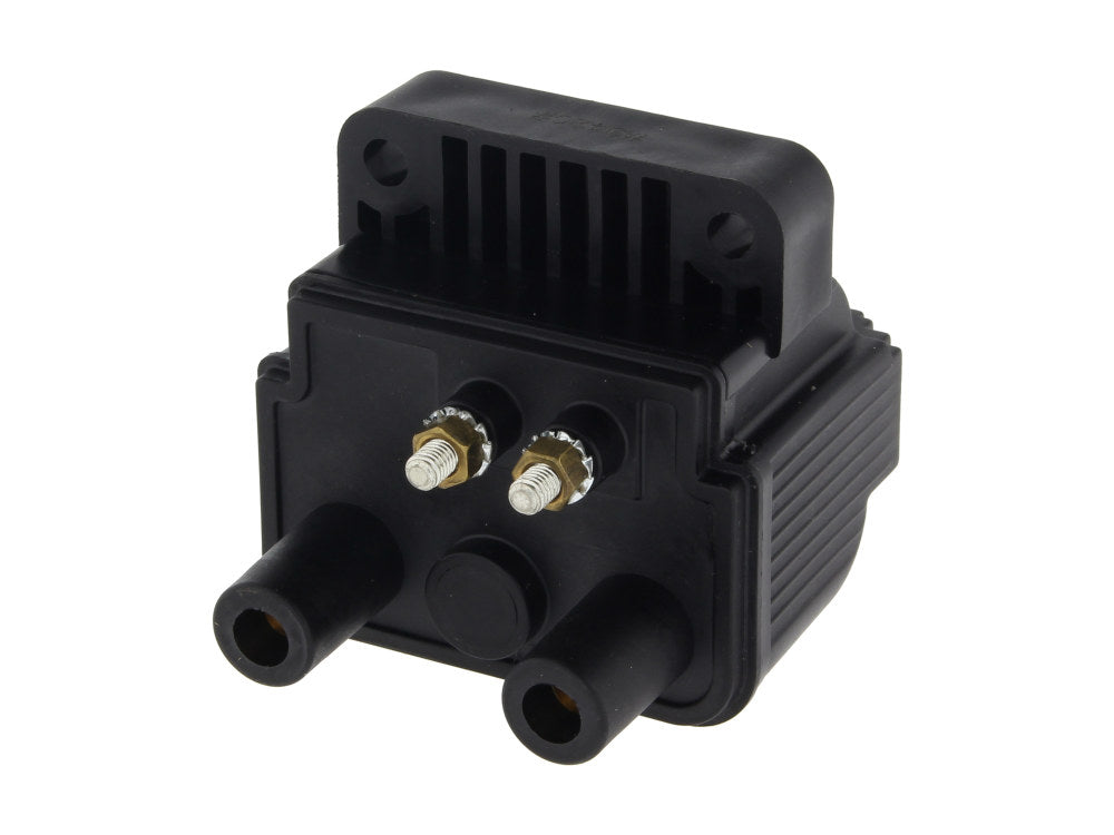 Ignition Coil - Black. Fits Big Twin 1983-1999 & Sportster 1983-2003. - Compu Fire