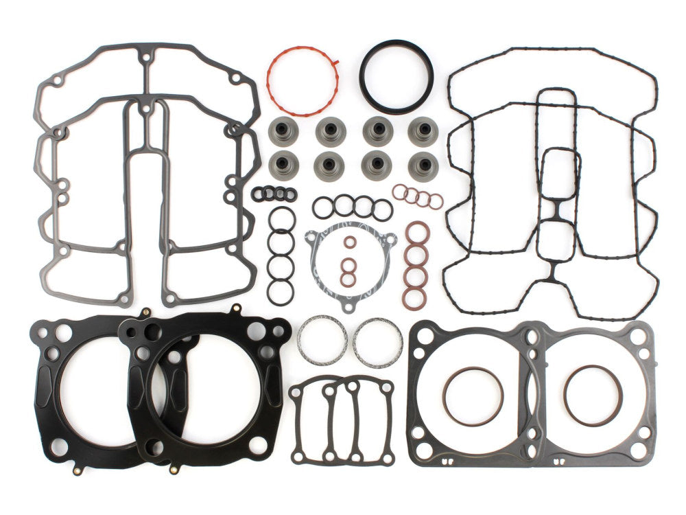 Top End Gasket Kit with 0.030in. Multi-Layer Steel MLS Head Gaskets. Fits Touring 2017-2024 & Softail 2018-2024 with 107 to 114 or 114 to 117 & 4.075in. Big Bore Kit. - Cometic Gaskets